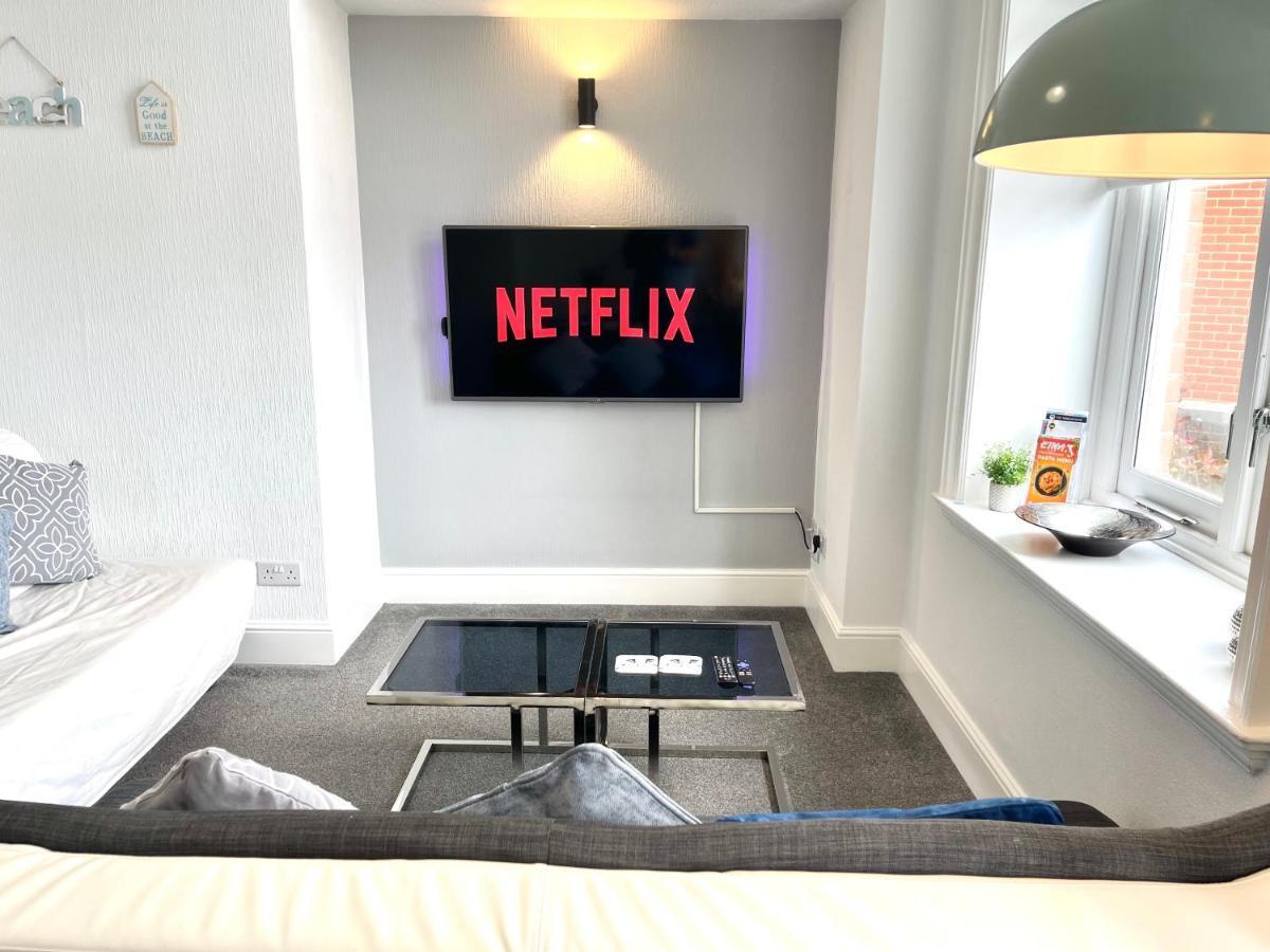 Modern Family Apartment Free Parking And Gym By Beach Bournemouth Eksteriør bilde