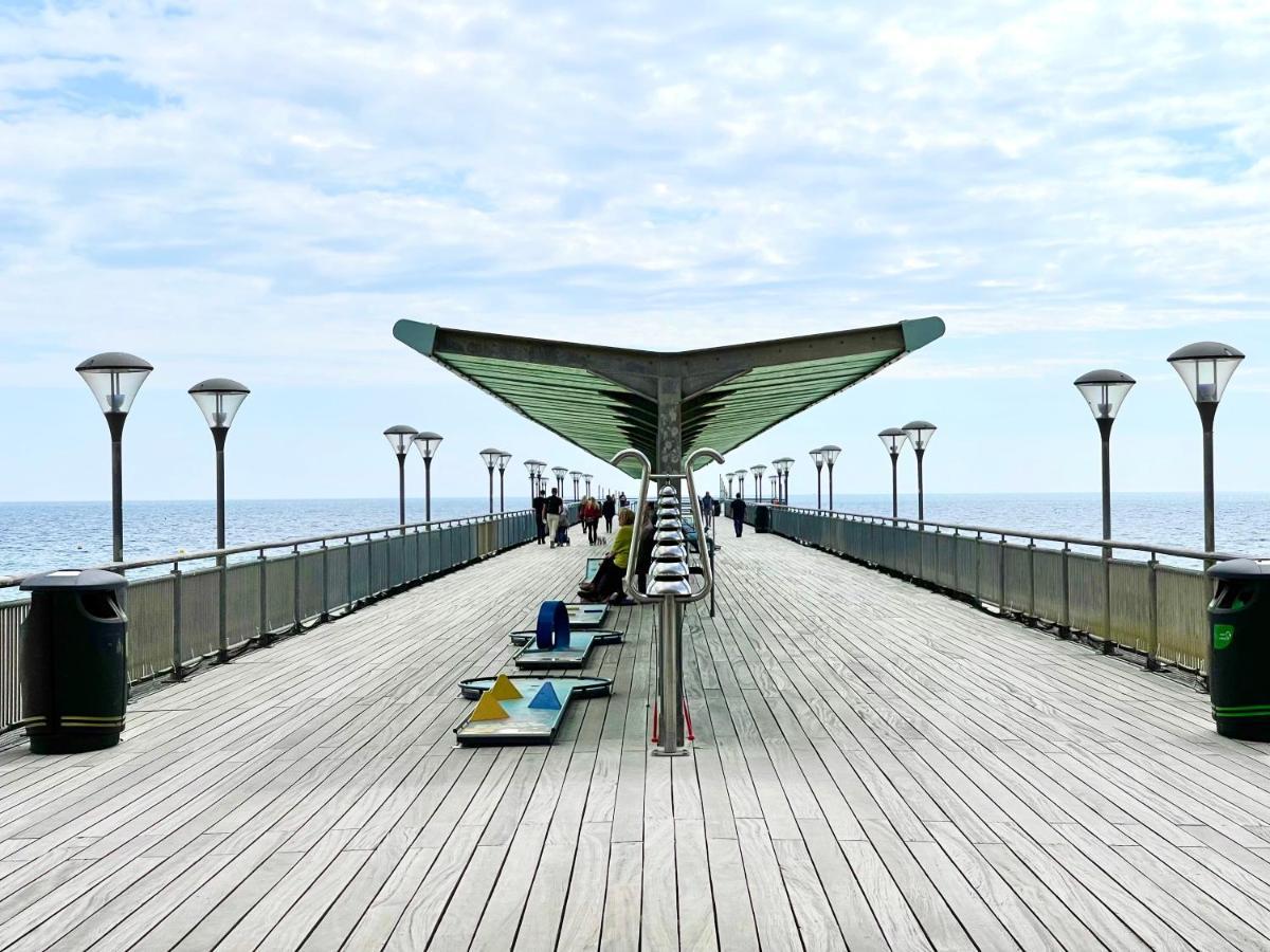 Modern Family Apartment Free Parking And Gym By Beach Bournemouth Eksteriør bilde