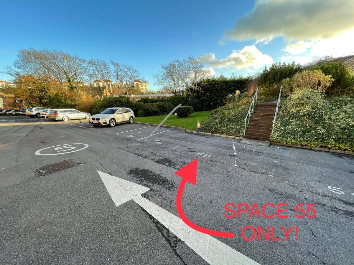 Modern Family Apartment Free Parking And Gym By Beach Bournemouth Eksteriør bilde